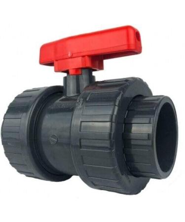AK AK 2-way PVC ball valve 50 mm 50 mm Pvc - Buy Online on GoSupps.com