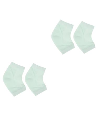 2 Pairs high Heel Socks moisturizing Socks Breathable Socks Heel Protector Socks Womens Socks Open Toe Socks Heel Anti-Crack Socks Ankle Socks Moisturizing Gel Socks Protection pad