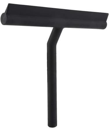 Black Stainless Steel Squeegee for Bathroom Kitchen Car Glass or Mirrors with Hooks Holder - Buy Online on GoSupps.com