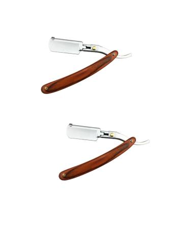 Magiclulu 2st hand razor Sustainable razor razor apparatus Razor razor men's razor Razor metal Safe razor men razor manual straight blade beard man bamboo