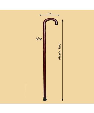 Solid WoodeWalking Cane Wood Canes Walkers for seniors Disabled&elderly Lightweight Solid Wood Canes Men&womeHiking Wood Walking Sticks Mou Run forward - Buy Online on GoSupps.com