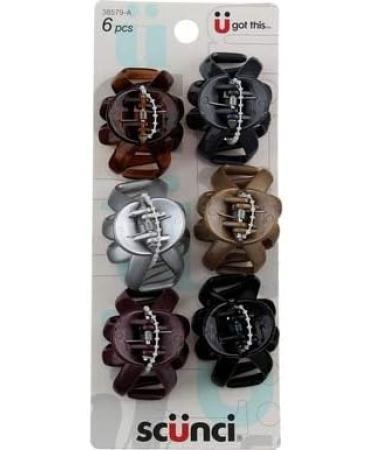 Scunci Beauty Octopus Jaw Clips 6 Pack - Effortless Beauty Hair Accessories - Buy Online on GoSupps.com