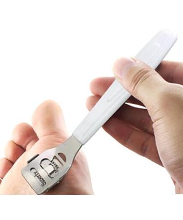 Mindruer Stainless Steel Dead Hard Skin Removal Tool Pedicure Pad Tool Foot Care Pedicure Solid Foot Heel Shaver Pedicure