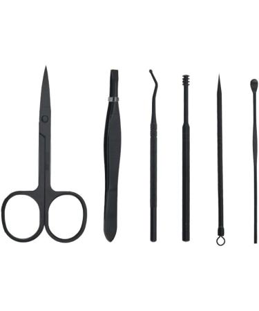 ZSLBMD 18-Piece Black Nail Clipper Set Manicure Clipper Beauty Set 15.5*8CM Svart - Buy Online on GoSupps.com