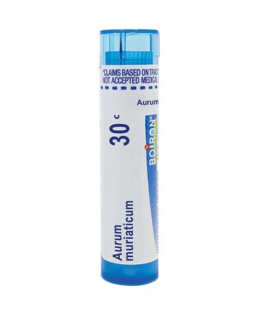 Boiron Aurum Muriaticum 30C Md 80 Pellets for Irritability with Intolerance to Noise