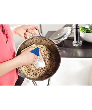 Vileda Glitzi Plus Scouring Pad - Antibacterial Kitchen Sponge Highly Absorbent Pack of 24 | International Shipping Available - Buy Online on GoSupps.com