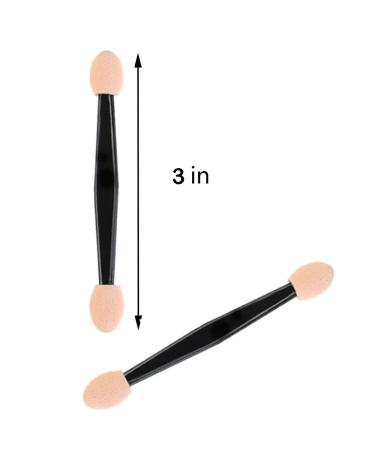 1000 Disposable Natural Eyeshadow Brushes - Dual-Sided Sponge Makeup Applicators for Flawless Application | International Shipping Available - Buy Online on GoSupps.com