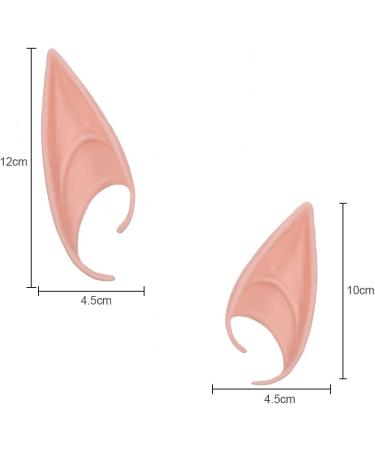 SIUKE Elf Ears for Halloween Cosplay - 1 Pair Fairy Pixie Costume Accessories - Buy Online on GoSupps.com