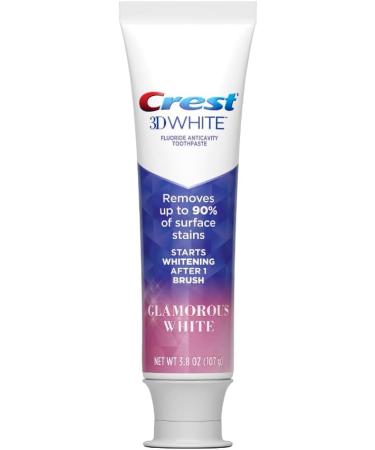 Crest 3D Glamorous White Toothpaste 3.8oz Enamel Safe Whitening - Pack of 2 - Buy Online on GoSupps.com