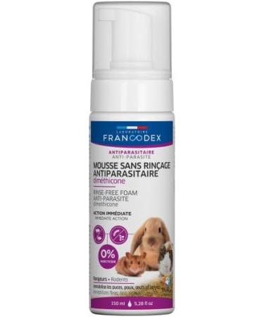 Francodex - Antiparasitic dimethicone leave-in mousse for rodents 150ML - Buy Online on GoSupps.com