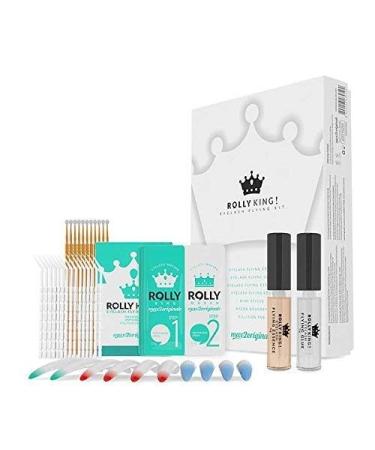 Max2original Rolly King eyelash lifting set - eyelash spermeset with eyelash adhesive eyelash cream microbursts silicone sticks silicone pads - complete kit