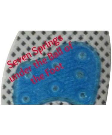 Soleeze Spring Loaded Shoe Inserts Insoles for Men & Women - Shock Absorbers - Size X Large (Men 11-13, Women 12+) - Buy Online on GoSupps.com