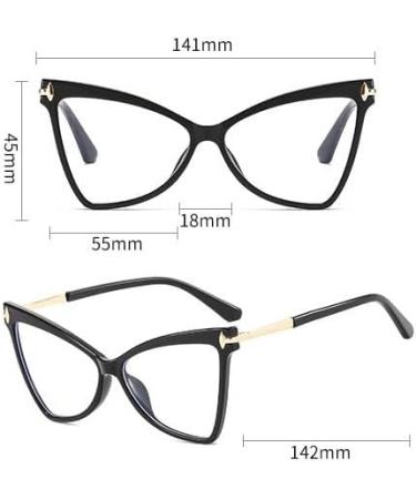 Buy Fuqinqingoz Oversized Blue Light Blocking Reading Glasses - Glare-Free +300 Gray Computer Readers - Buy Online on GoSupps.com