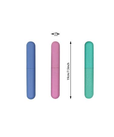 4 Pack Travel Toothbrush Case - Dust-Proof & Sanitary Holder for Home, Camping & Trips - Buy Online on GoSupps.com
