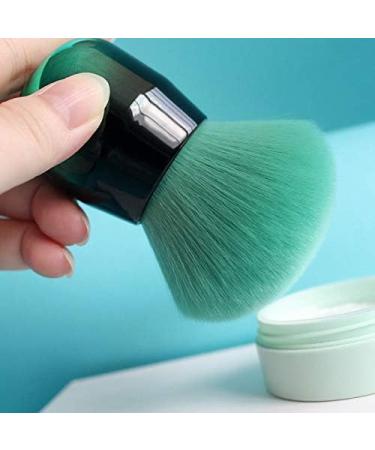 Gsrimgratoe 1Pc Blusher Brush Hair Mushroom Powder Makeup Brush with Portable Aluminum Short Handle Make Up Tool Oblique Head - Buy Online on GoSupps.com