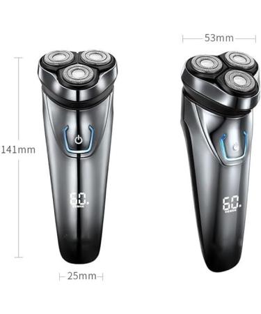 Buy Head Shavers for Bald Men | 3D Rotary Electric Shaver & Beard Trimmer - Waterproof Rechargeable Wet & Dry Use - Buy Online on GoSupps.com