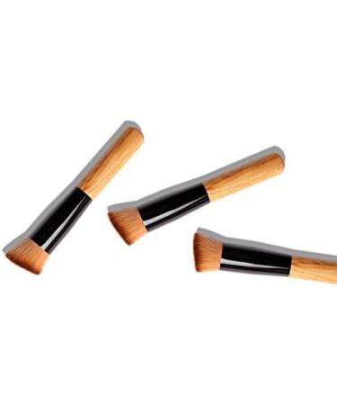 Cosmetic Makeup Brush - 1 Piece Professional Foundation Brush Powder Concealer Blush Liquid Foundation Blush Angled Flat Top Base Liquid Cosmetics - Buy Online on GoSupps.com