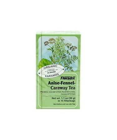 Floradix Floradix Pack of 4 bags of 15 sachets of fennel and caraway