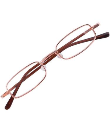 Portable Mini Blue Light Blocking Reading Glasses | Compact Pocket Readers for Men & Women | Folding +250 Black Readers - Buy Online on GoSupps.com