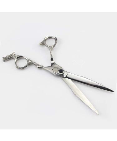 Hot Hair Scissors For Hair Salon Hairdressing Scissors Barber Kit Professional Hair Cutting Shears(Color:Brightlight)