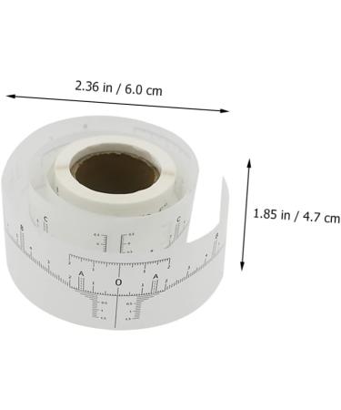 Hemoton 1 Roll Disposable Ruler Eyebrow Microblading Ruler Scale White Eyebrow Card Paper Woman - Buy Online on GoSupps.com