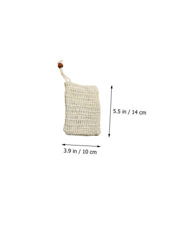FRCOLOR 10 Pcs Mesh Soap Bags - Soap Saver Pouches & Soap Holders for Foaming & Bathing - Durable Cotton Drawstring & Sisal Design - Buy Online on GoSupps.com