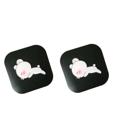 Healeved 2pcs Container For Lenses Holder For Lens Case Lens Case Portable Lens Case Rabbit Colored Contact Lenses