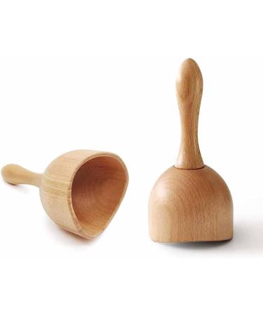 KIKAPA Wooden Cupping Therapy Tool | Lymphatic Drainage Massager | Anti-Cellulite Wood Therapy Cup - Shop Internationally! - Buy Online on GoSupps.com