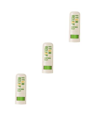 Bite Balm 3pcs Antiitching Stick Bite Oil Bite Cream Bite Balm Plastic Green Bite Cooling Ointment Bites Balm Cream Cool Bite Itching Essential Balm Balm Anti Itching Balm Greenx3pcs 1 Count (Pack of 1)