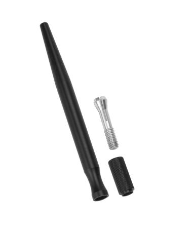 NOLITOY Pen Convenient Portable Comfortable Tattoos Handheld Girls Manual Grip Eyebrow Alloy Makeup medium Black