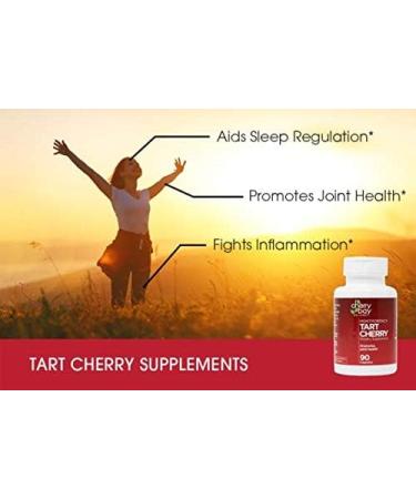 Montmorency Tart Cherry 480mg Supplement 90 Count x 2 | Non-GMO & Gluten Free | Supports Joint Health - Buy Online on GoSupps.com