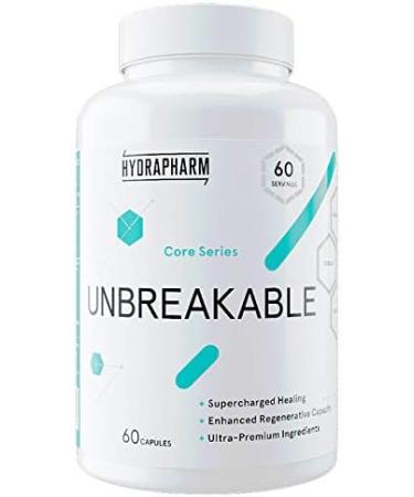Hydrapharm Unbreakable BPC-157 60 Capsules - Joint & Muscle Healing Formula - Buy Online on GoSupps.com