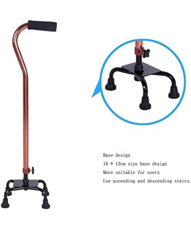 Walking Stick Adjustable Walking Cane Walking Stick Elderly Four-Corner Crutch Aluminum Alloy Walking Stick Walker Adjustable Telescopic Walking Stick Lightweight Portable Cane for Men/WOM Bea - Buy Online on GoSupps.com