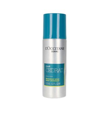 L'OCCITANE Cap Cedrat Deodorant Spray 130ml | Fresh Alcohol-Free Protection For All Skin Types Deodorant Cap Cedrat