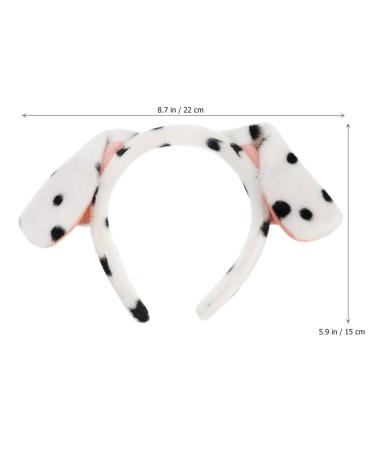 Valiclud Dalmatian Brown Rabbit Ears Headband - Cute Cartoon Dog Ears for Pet Parties & Christmas Costumes - Buy Online on GoSupps.com