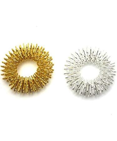 Shapoky 20-Piece Spiky Sensory Finger Rings Set | Acupressure Rings for Stress Relief & Massage | Silent Stress Reducer - Buy Online on GoSupps.com