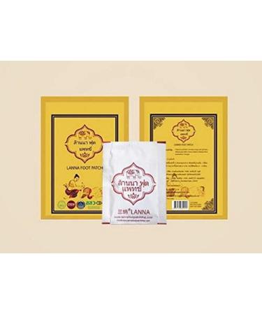 Lanna Foot Patch Natural Patches for Detoxing Highly Effective Foot Patch to Relieve Stress & Improve Sleep with Comforting Aroma Great Foot Care 10 Pads X 2 Pack (20 Pads) - Buy Online on GoSupps.com