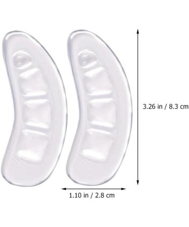 Buy SOLUSTRE Non-Slip Heel Inserts - 4 Pairs Metatarsal Pads for Foot Care | Invisible Flannel Insole Pads for Girls & Running - Buy Online on GoSupps.com