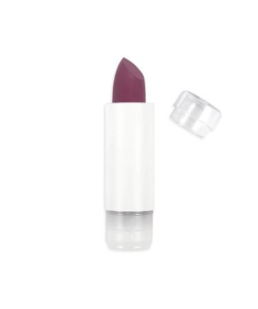 ZAO REFILL Soft Touch Lipstick 437 aubergine purple matt refill (organic vegan) 111437