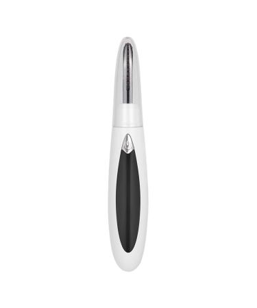 Electric Heated Eyelash Curler Rechargeable Eyelash Curler Electric Lash Curler Wand Curler Portable Heated Lash Curler 24H Long Lasting Intelligent Power Good for Makeup Accesories Upgraded Eyelashes-white