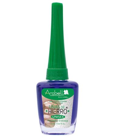 Arobell Nail Strengthener - 0.40 Fl Oz - Nail Hardener for Damaged, Brittle, Thin Nails - Clear Polish for Growth & Protection - Buy Online on GoSupps.com