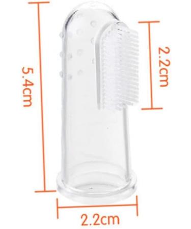 Gatuida 2pcs Finger Toothbrushes for Toddlers & Babies | Gentle Massager for Oral Care | International Shipping Available - Buy Online on GoSupps.com