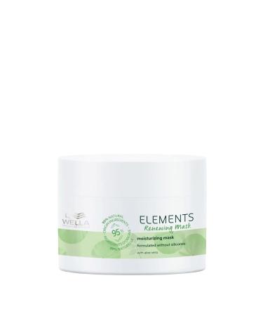 Wella Professionals Elements Silicone Free Renewing Moisturizing Hair Mask for All Hair Types  For Normal to Oily Scalp  5.07 Fl oz