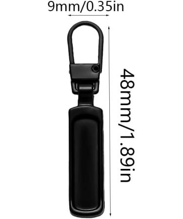 Premium Metal Zipper Pulls - 4 Pack Replacement Parts for Wallets Clothes Jeans & Luggage - Buy Online on GoSupps.com