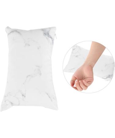 Nail Art Hand Pillow Environmentally Friendly Nail Arm Rest Space Saving Exquisite for Nail Trainer Nail Care Nail Salon for Reduce Hand Pressure(white) - Buy Online on GoSupps.com