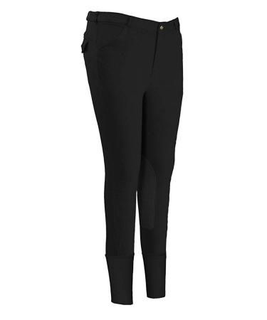 TuffRider Men's Patrol Knee Patch Breeches 28 Black