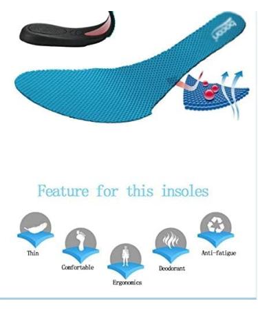 Orthopedic Insoles for Flat Feet | EVA Adult Supportive Orthotics for Men & Women - L Size 300mm - Buy Online on GoSupps.com
