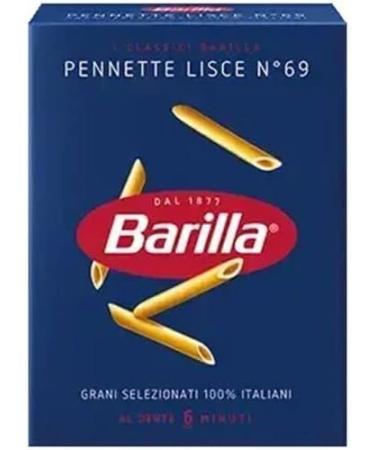  Barilla Pack of 5 Barilla Pennette Lisce pasta no. 69 - 500g pack - Buy Online on GoSupps.com