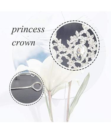 TOCESS Silver Rhinestone Crown for Women - Ideal Tiara for Bridal, Prom, Quinceanera - Sparkling Crystal Queen Princess Crown - Perfect Hair Accessory - Ideal Gift (Silver) - Buy Online on GoSupps.com