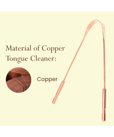 SWOSH Copper Tongue Scraper - Professional Oral Care Brush for Fresh Breath | 1 Pack for Men & Women - Buy Online on GoSupps.com